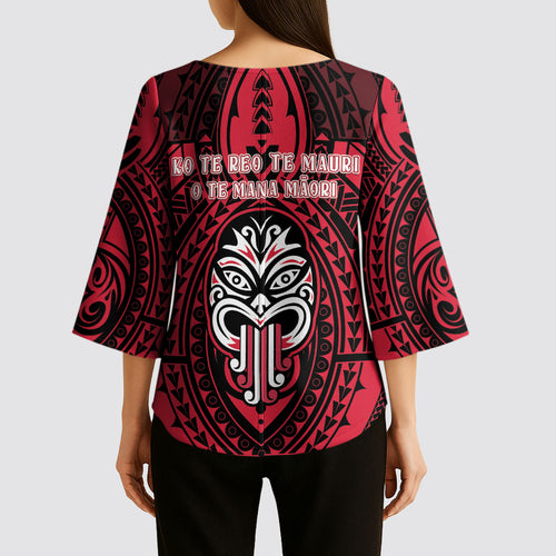 New Zealand Maori Language Week Kimono Sleeve Blouse Te Wiki O Te Reo Maori Hei Tiki