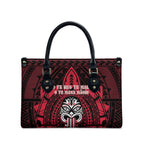 New Zealand Maori Language Week Leather Bag Te Wiki O Te Reo Maori Hei Tiki