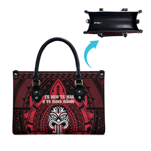 New Zealand Maori Language Week Leather Bag Te Wiki O Te Reo Maori Hei Tiki