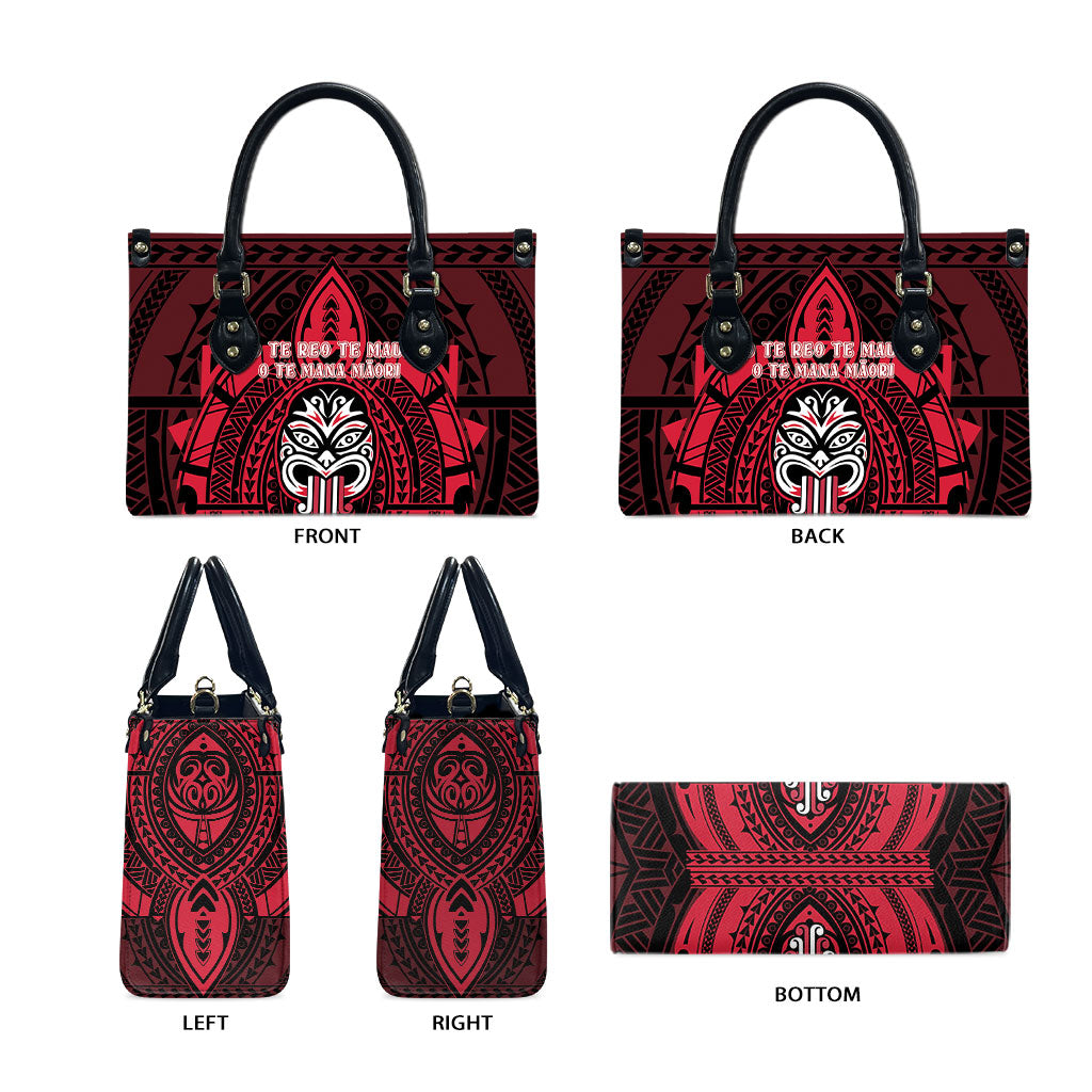 New Zealand Maori Language Week Leather Bag Te Wiki O Te Reo Maori Hei Tiki