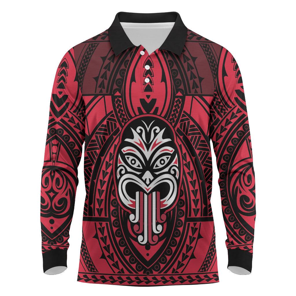 New Zealand Maori Language Week Long Sleeve Polo Shirt Te Wiki O Te Reo Maori Hei Tiki