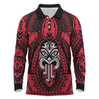 New Zealand Maori Language Week Long Sleeve Polo Shirt Te Wiki O Te Reo Maori Hei Tiki