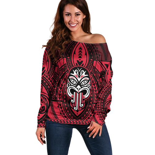 New Zealand Maori Language Week Off Shoulder Sweater Te Wiki O Te Reo Maori Hei Tiki