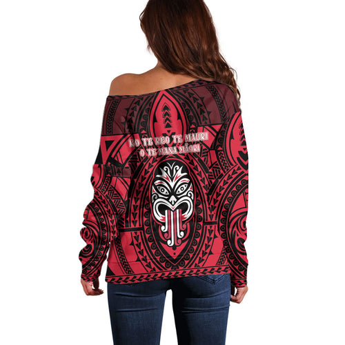 New Zealand Maori Language Week Off Shoulder Sweater Te Wiki O Te Reo Maori Hei Tiki