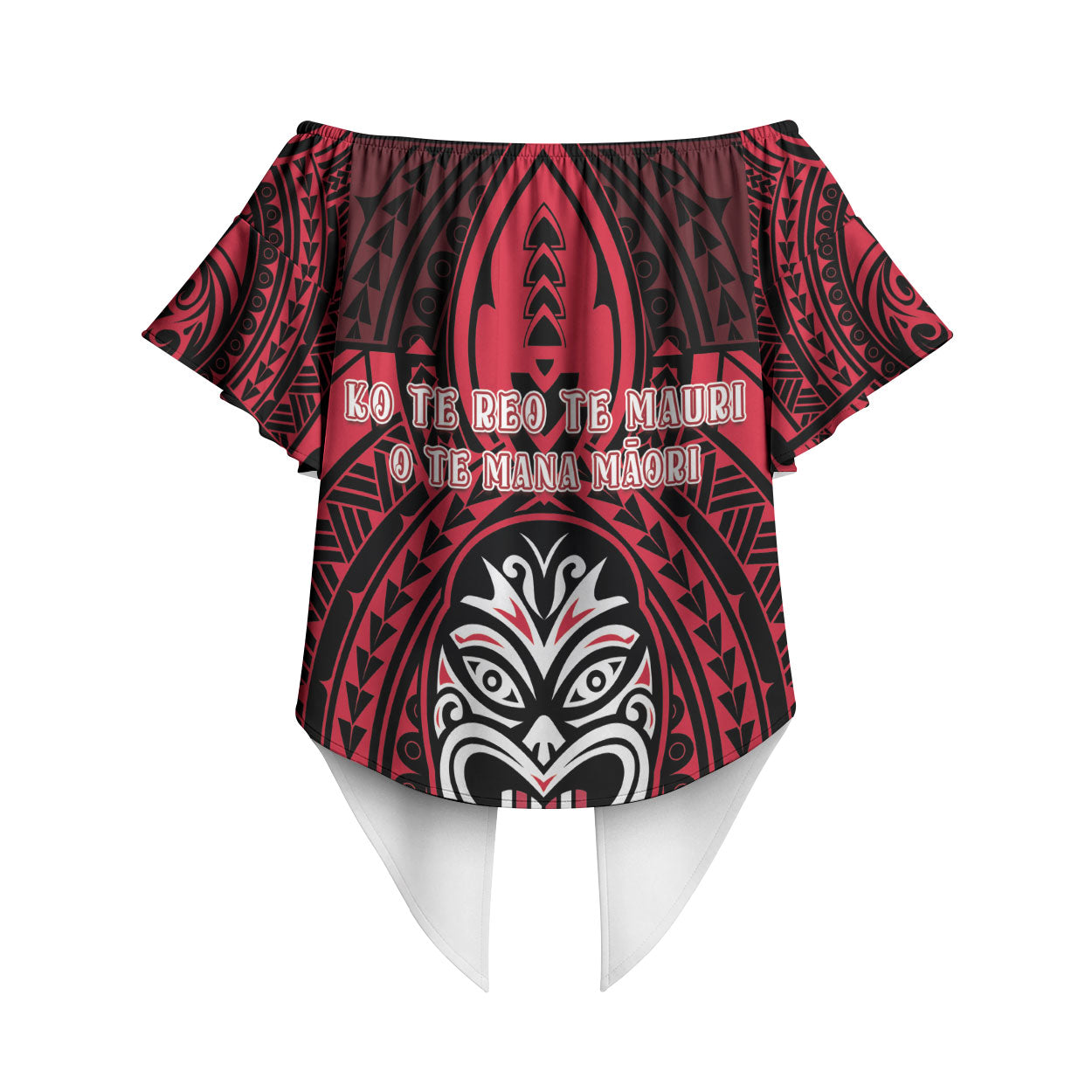 New Zealand Maori Language Week Off Shoulder Wrap Waist Top Te Wiki O Te Reo Maori Hei Tiki