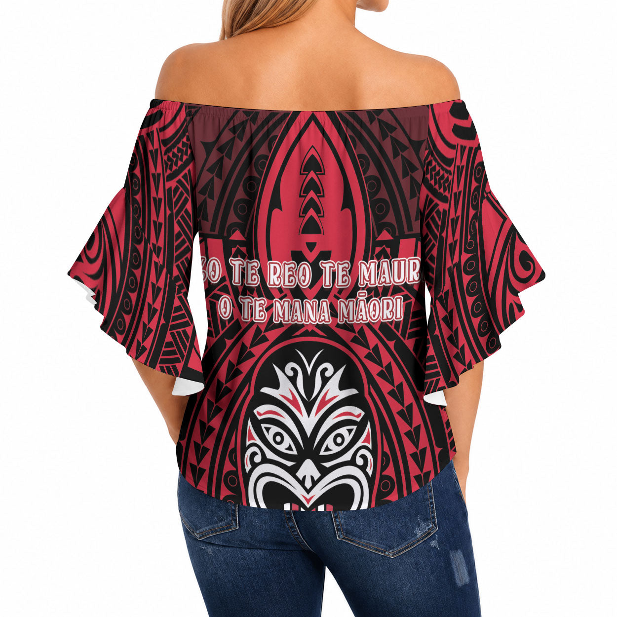 New Zealand Maori Language Week Off Shoulder Wrap Waist Top Te Wiki O Te Reo Maori Hei Tiki