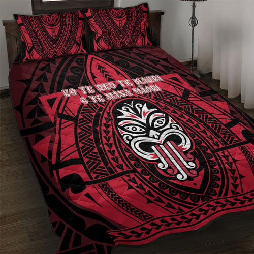 New Zealand Maori Language Week Quilt Bed Set Te Wiki O Te Reo Maori Hei Tiki