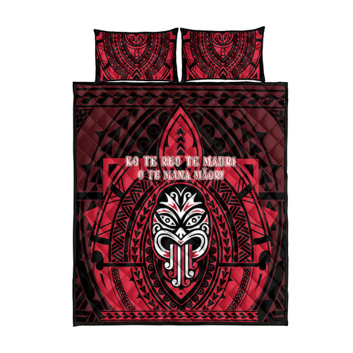 New Zealand Maori Language Week Quilt Bed Set Te Wiki O Te Reo Maori Hei Tiki