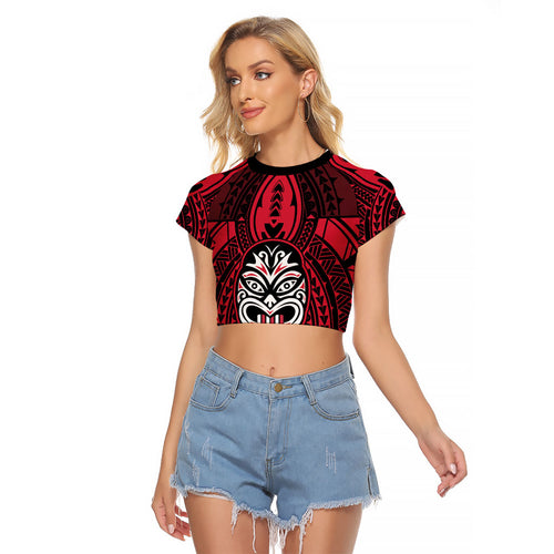 New Zealand Maori Language Week Raglan Cropped T Shirt Te Wiki O Te Reo Maori Hei Tiki