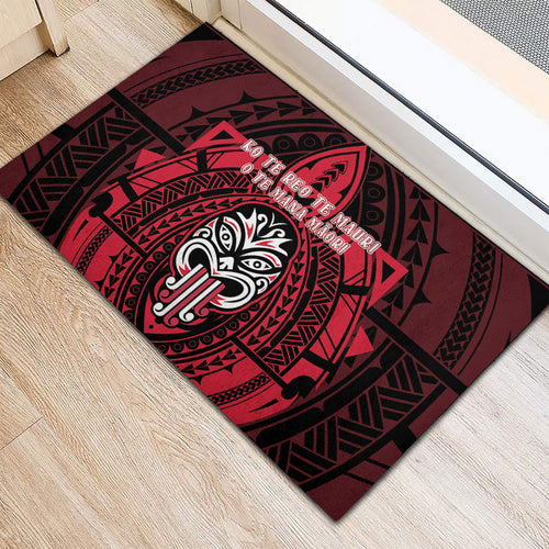 New Zealand Maori Language Week Rubber Doormat Te Wiki O Te Reo Maori Hei Tiki