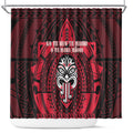 New Zealand Maori Language Week Shower Curtain Te Wiki O Te Reo Maori Hei Tiki