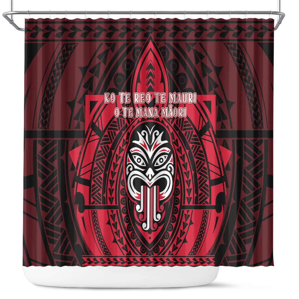 New Zealand Maori Language Week Shower Curtain Te Wiki O Te Reo Maori Hei Tiki