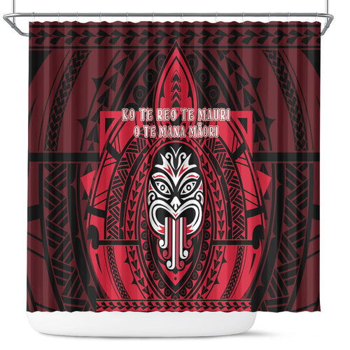 New Zealand Maori Language Week Shower Curtain Te Wiki O Te Reo Maori Hei Tiki