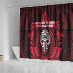 New Zealand Maori Language Week Shower Curtain Te Wiki O Te Reo Maori Hei Tiki