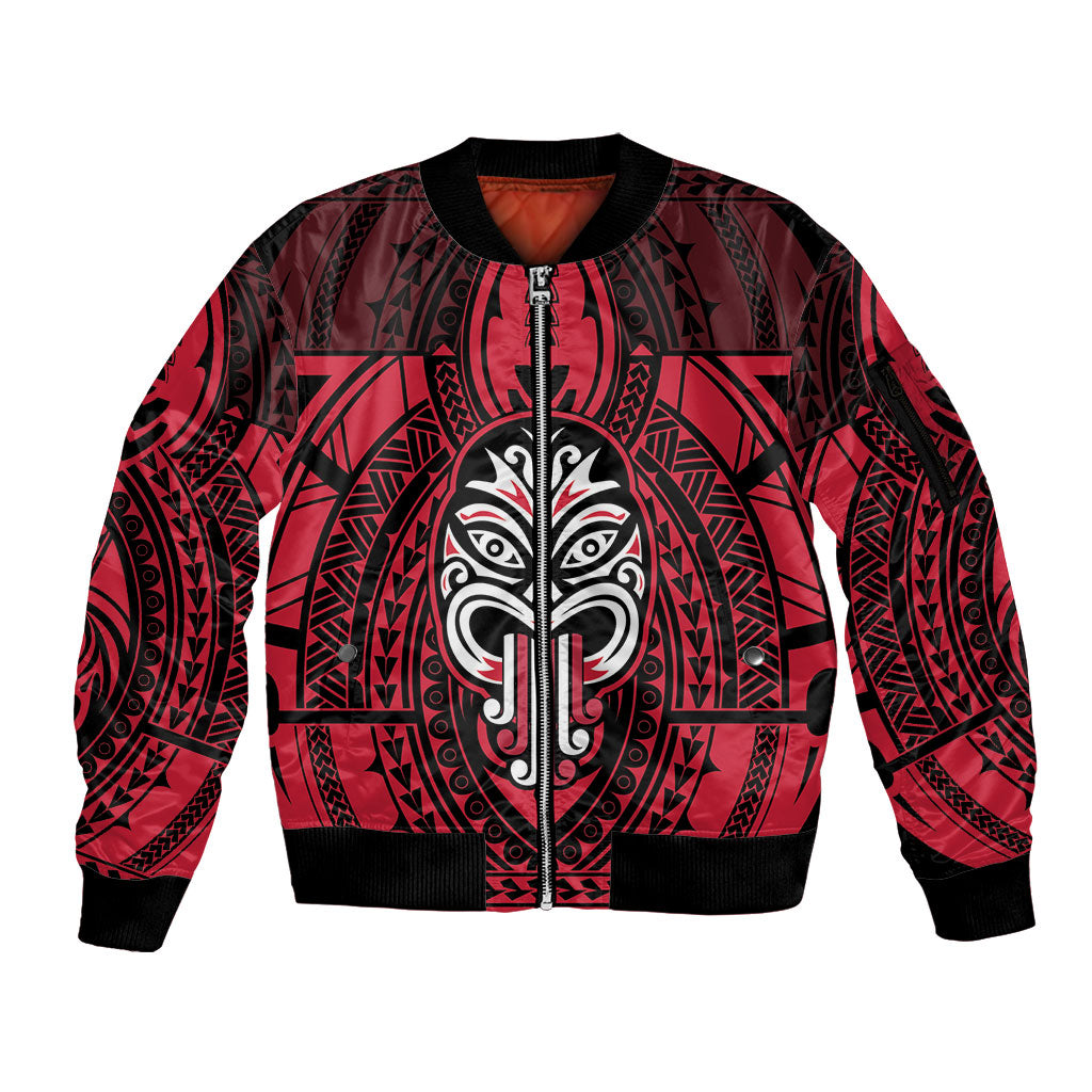 New Zealand Maori Language Week Sleeve Zip Bomber Jacket Te Wiki O Te Reo Maori Hei Tiki