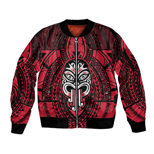 New Zealand Maori Language Week Sleeve Zip Bomber Jacket Te Wiki O Te Reo Maori Hei Tiki