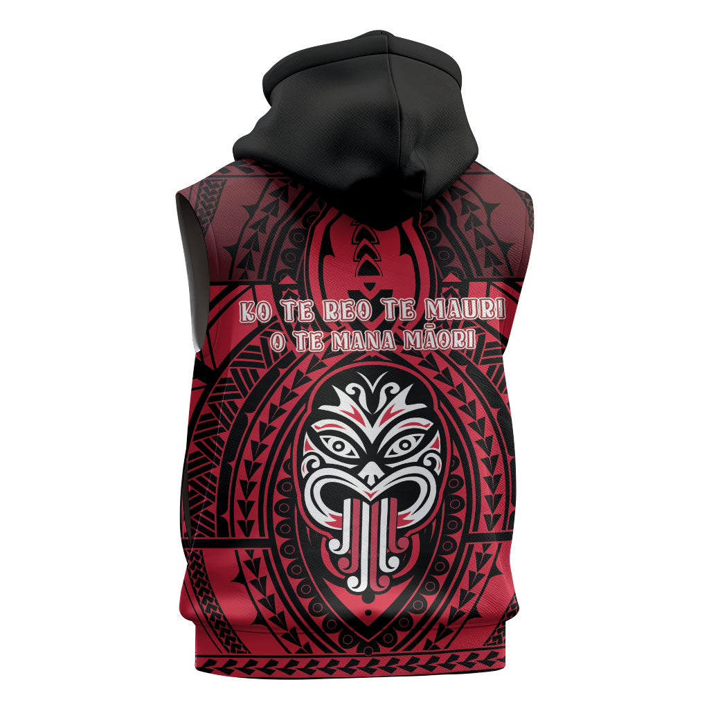 New Zealand Maori Language Week Sleeveless Hoodie Te Wiki O Te Reo Maori Hei Tiki