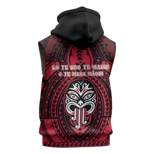 New Zealand Maori Language Week Sleeveless Hoodie Te Wiki O Te Reo Maori Hei Tiki