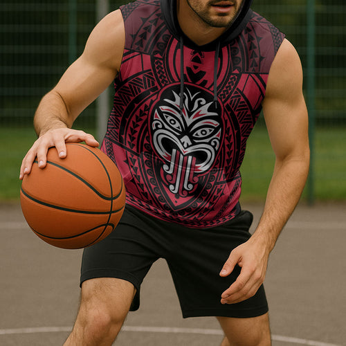 New Zealand Maori Language Week Sleeveless Hoodie Te Wiki O Te Reo Maori Hei Tiki