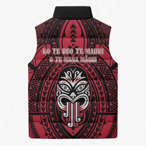 New Zealand Maori Language Week Sleeveless Puffer Jacket Te Wiki O Te Reo Maori Hei Tiki