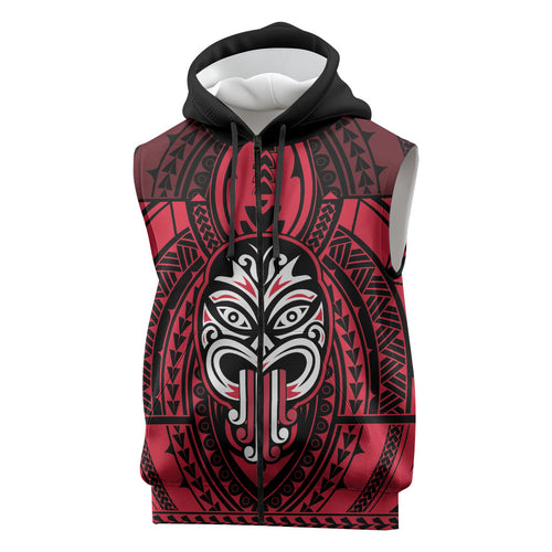 New Zealand Maori Language Week Sleeveless Zip Hoodie Te Wiki O Te Reo Maori Hei Tiki