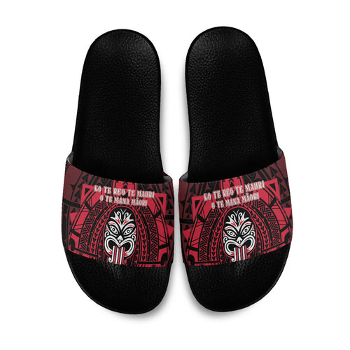 New Zealand Maori Language Week Slide Sandals Te Wiki O Te Reo Maori Hei Tiki