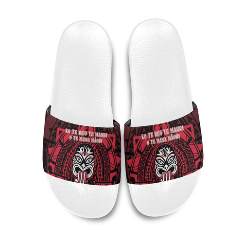 New Zealand Maori Language Week Slide Sandals Te Wiki O Te Reo Maori Hei Tiki