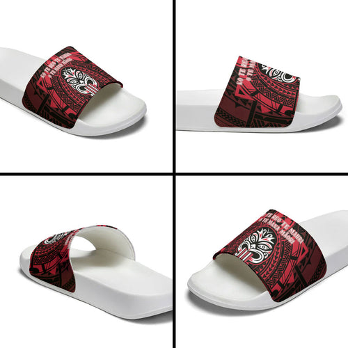 New Zealand Maori Language Week Slide Sandals Te Wiki O Te Reo Maori Hei Tiki