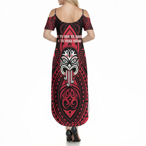 New Zealand Maori Language Week Summer Maxi Dress Te Wiki O Te Reo Maori Hei Tiki