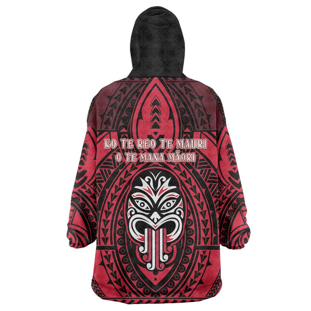 New Zealand Maori Language Week Wearable Blanket Hoodie Te Wiki O Te Reo Maori Hei Tiki