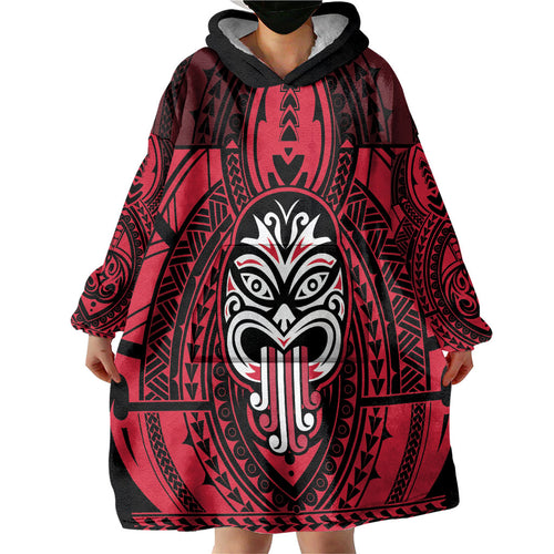 New Zealand Maori Language Week Wearable Blanket Hoodie Te Wiki O Te Reo Maori Hei Tiki