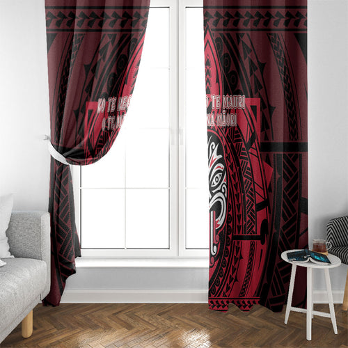 New Zealand Maori Language Week Window Curtain Te Wiki O Te Reo Maori Hei Tiki