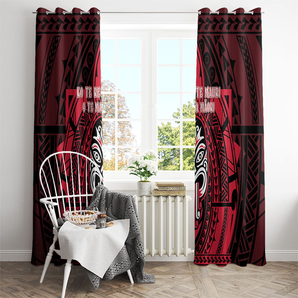 New Zealand Maori Language Week Window Curtain Te Wiki O Te Reo Maori Hei Tiki