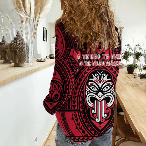 New Zealand Maori Language Week Women Casual Shirt Te Wiki O Te Reo Maori Hei Tiki