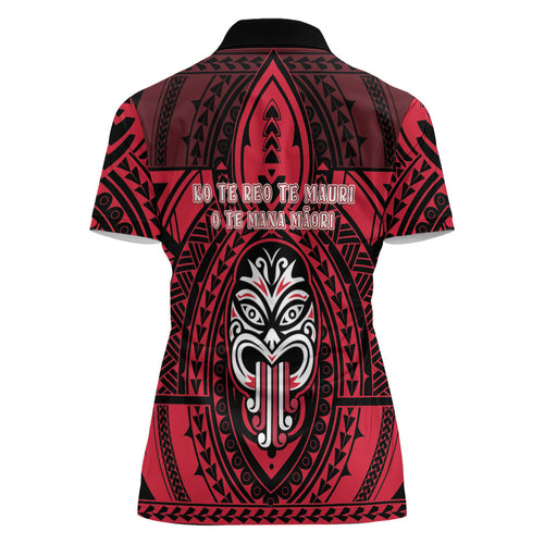 New Zealand Maori Language Week Women Polo Shirt Te Wiki O Te Reo Maori Hei Tiki