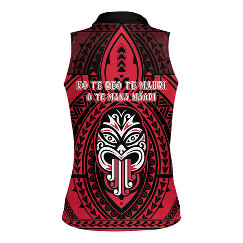 New Zealand Maori Language Week Women Sleeveless Polo Shirt Te Wiki O Te Reo Maori Hei Tiki