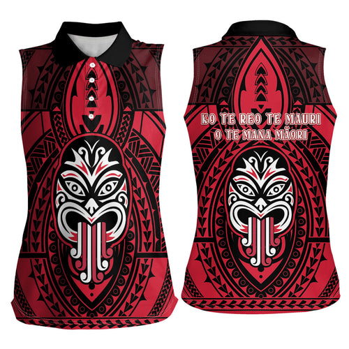 New Zealand Maori Language Week Women Sleeveless Polo Shirt Te Wiki O Te Reo Maori Hei Tiki