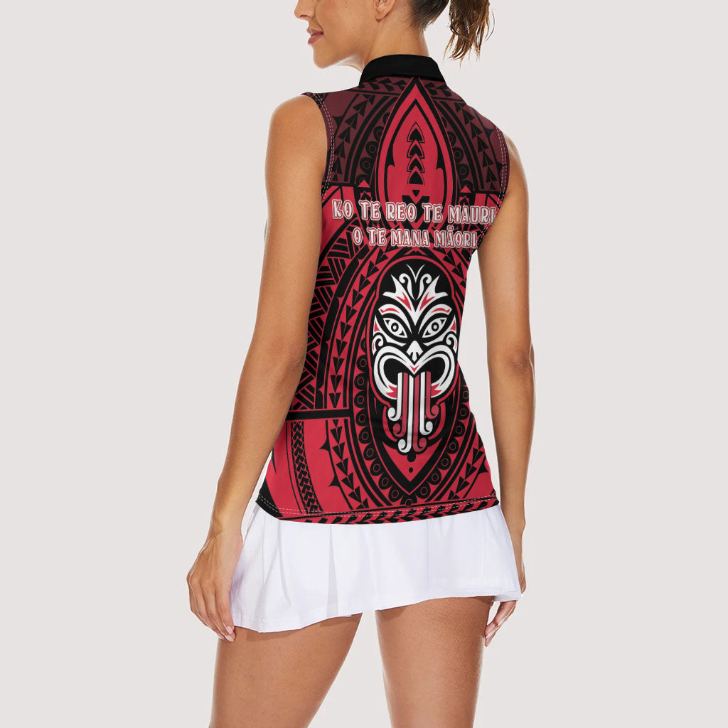 New Zealand Maori Language Week Women Sleeveless Polo Shirt Te Wiki O Te Reo Maori Hei Tiki