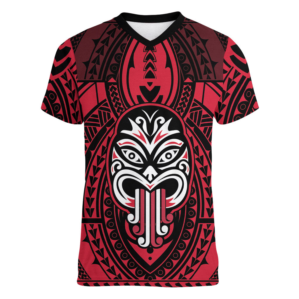 New Zealand Maori Language Week Women V-Neck T-Shirt Te Wiki O Te Reo Maori Hei Tiki