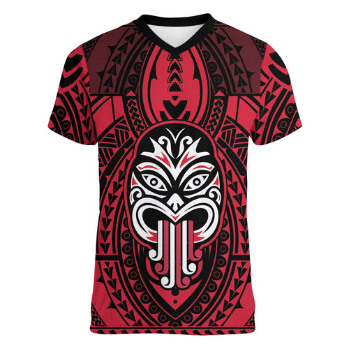 New Zealand Maori Language Week Women V-Neck T-Shirt Te Wiki O Te Reo Maori Hei Tiki