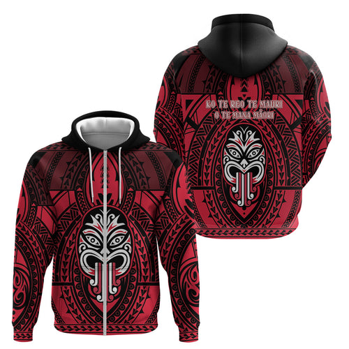 New Zealand Maori Language Week Zip Hoodie Te Wiki O Te Reo Maori Hei Tiki