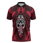 New Zealand Maori Language Week Zipper Polo Shirt Te Wiki O Te Reo Maori Hei Tiki