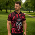 New Zealand Maori Language Week Zipper Polo Shirt Te Wiki O Te Reo Maori Hei Tiki