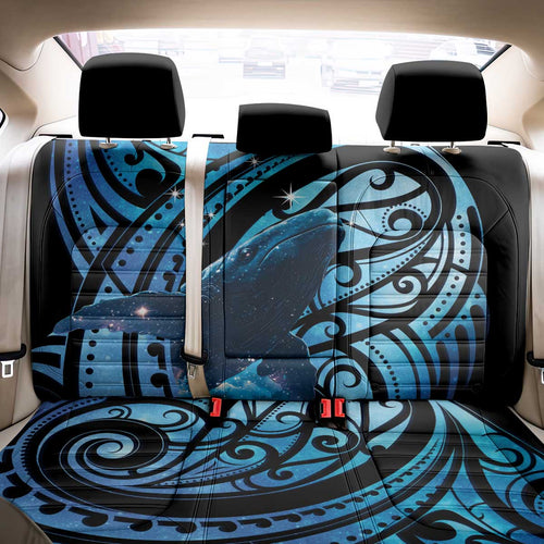 New Zealand Matariki Back Car Seat Cover Maori Humpback Whale Galaxy