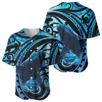 New Zealand Matariki Baseball Jersey Maori Humpback Whale Galaxy