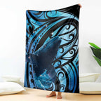 New Zealand Matariki Blanket Maori Humpback Whale Galaxy