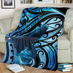 New Zealand Matariki Blanket Maori Humpback Whale Galaxy