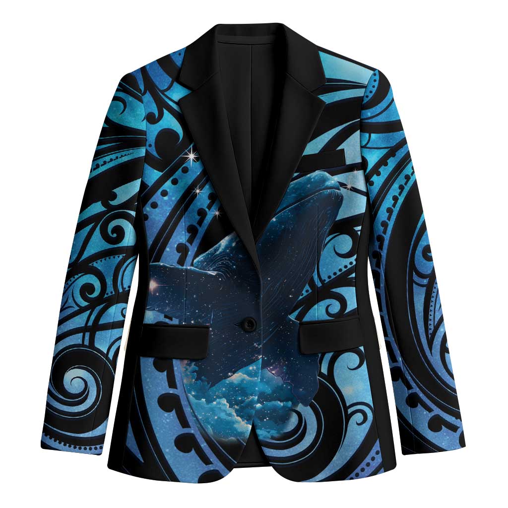 New Zealand Matariki Blazer Maori Humpback Whale Galaxy