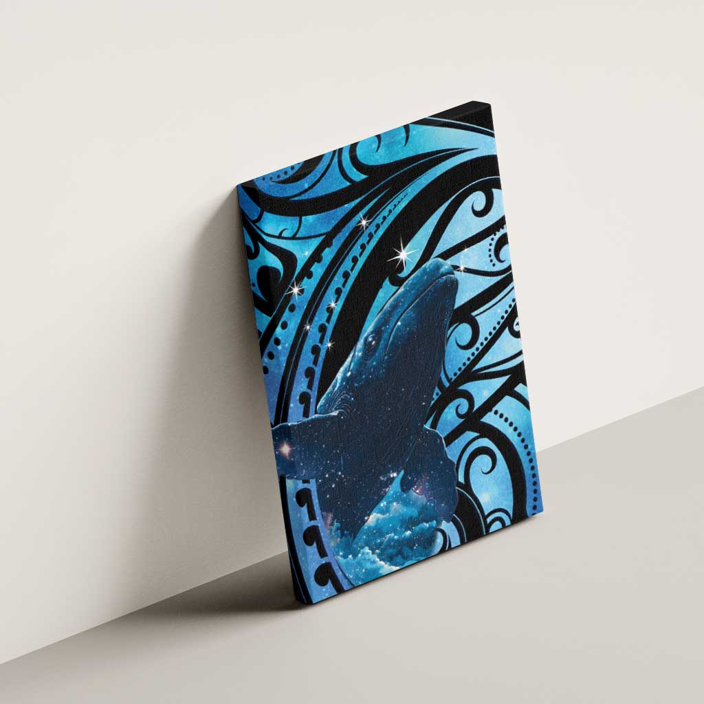 New Zealand Matariki Canvas Wall Art Maori Humpback Whale Galaxy