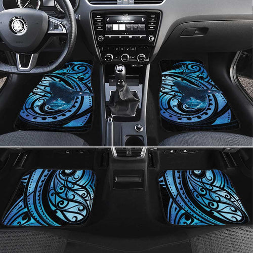 New Zealand Matariki Car Mats Maori Humpback Whale Galaxy